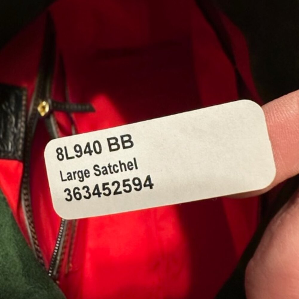 Dooney & Bourke Florentine Large Satchel in Black Leather - Picture 16 of 16